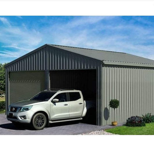 Double Garage Steel Garage and Smartlocker Kits are Affordable and Functional
