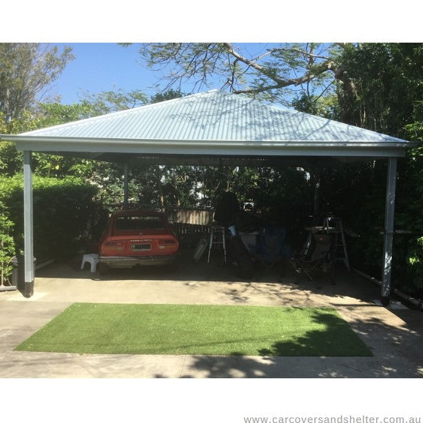 How to Design the Perfect Carport, a hip roof carport