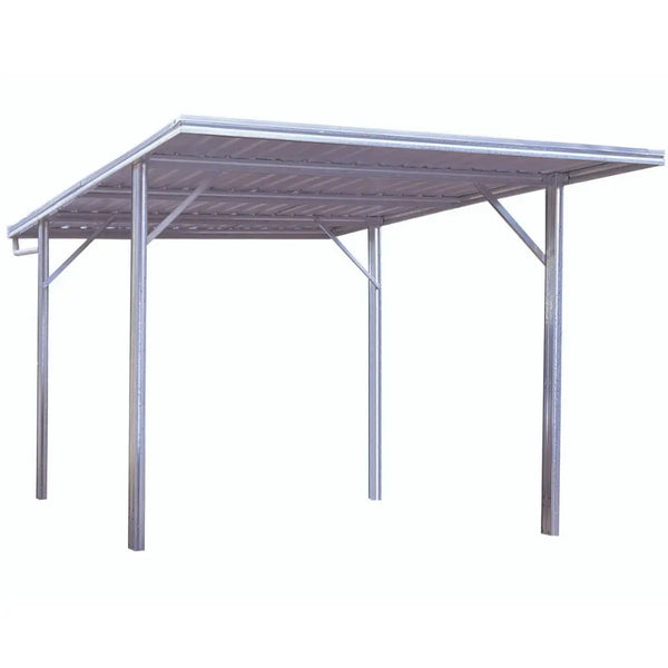 Single Flat Roof Budget Carports DIY👍