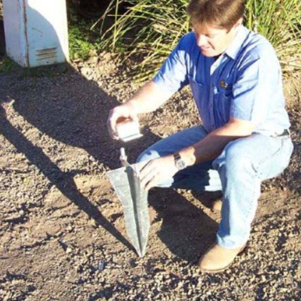 TSS ground aluminium anchor installation