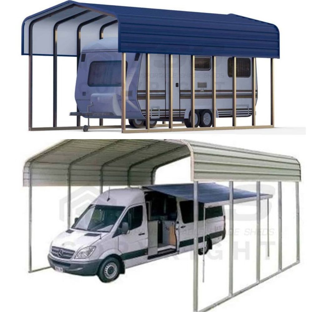 Portable shade shed caravan and RV