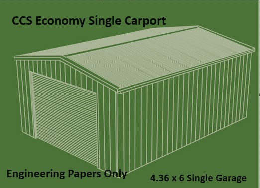 engineering drawings for single garage