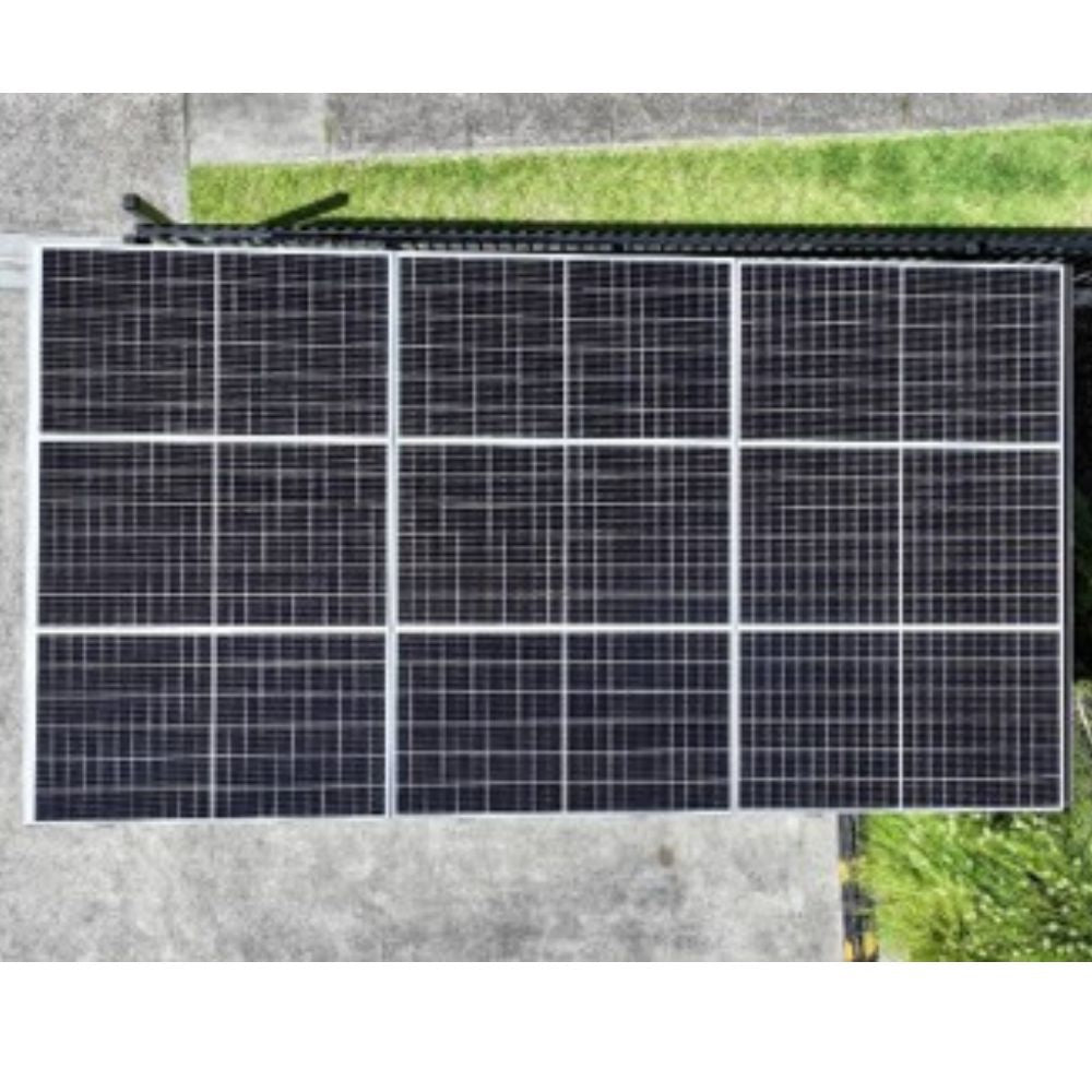 double solar carport roof only
