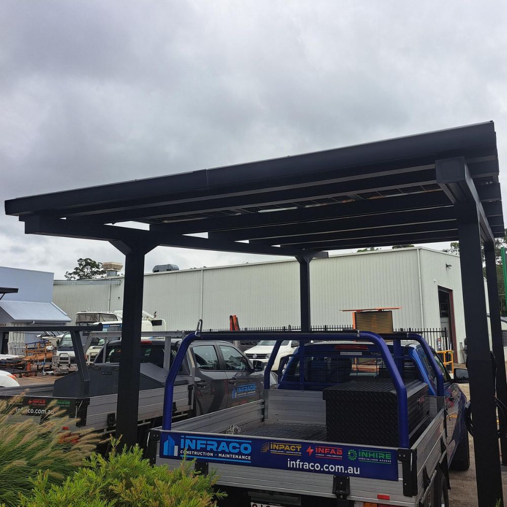single solar carport