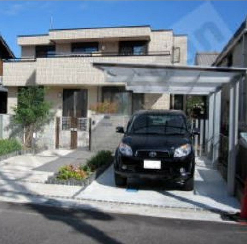 Cantilever Style Carport single flat roof by Cantaport Car Covers and Shelter