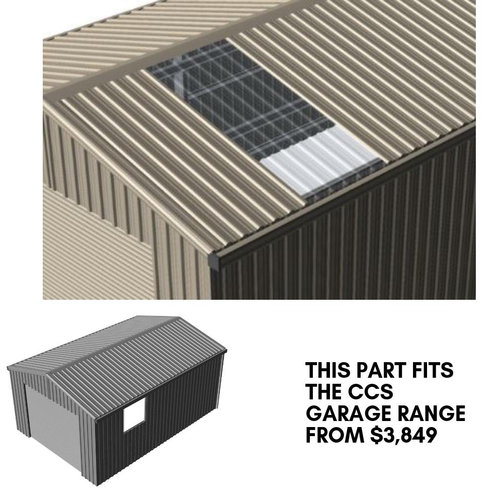 Gargae skylight to fit all CSS Garages - Car Covers and Shelter
