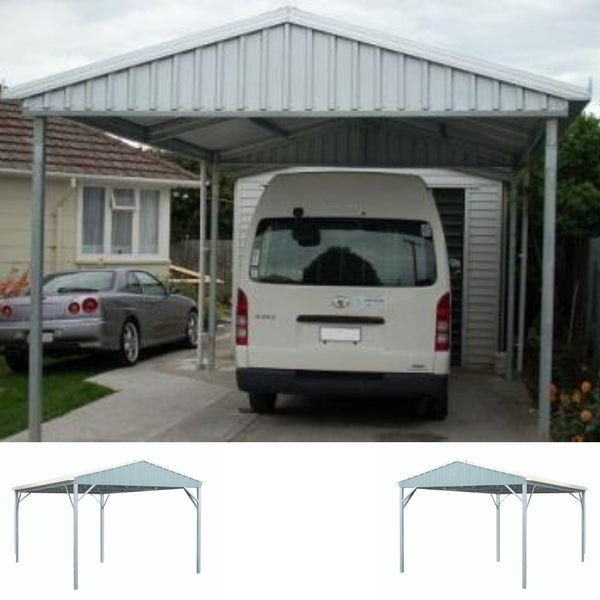 Single Gable roof Carport Spanbilt Car Covers and Shelter