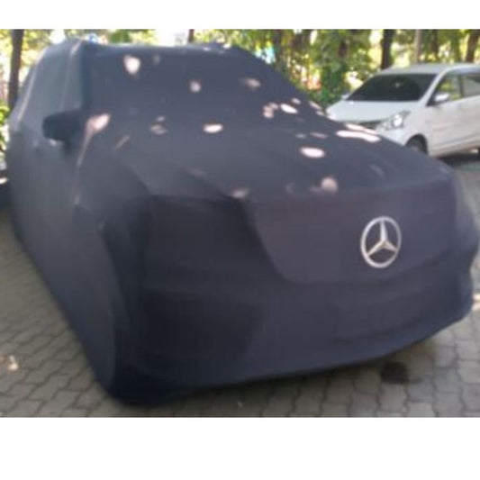 Limo velvet cover, dark full cover with front logo emblem