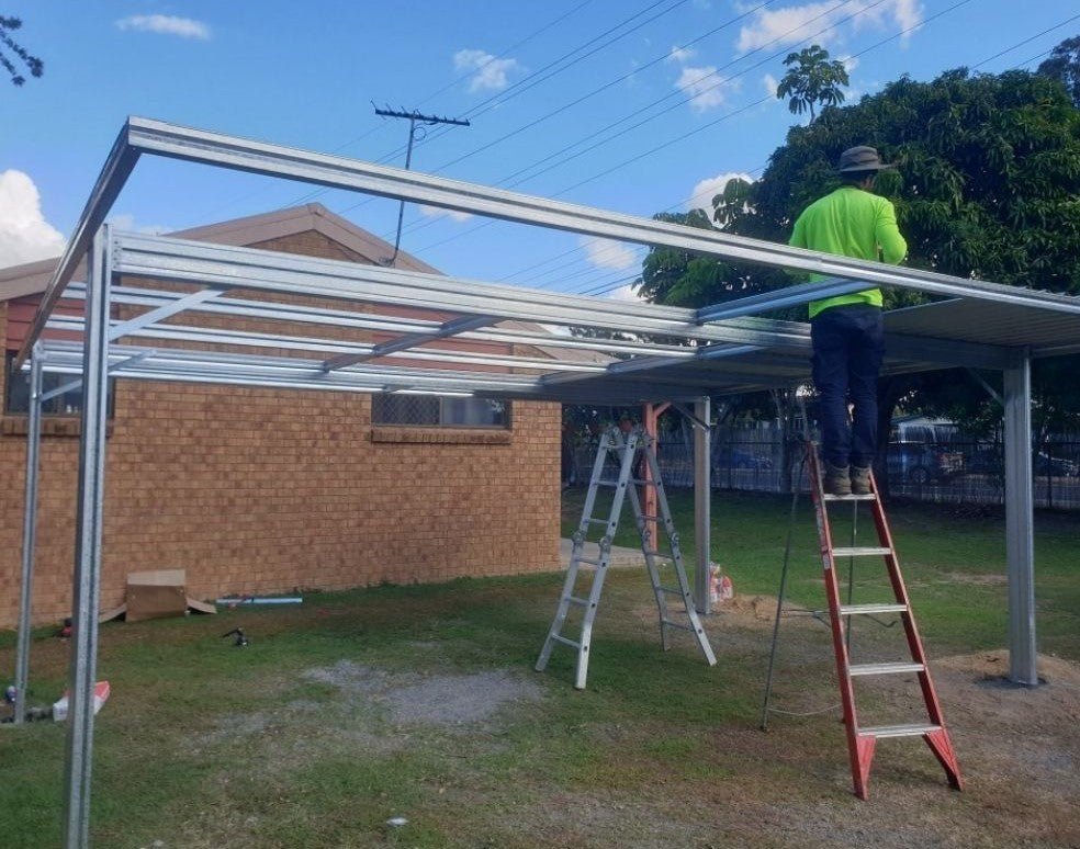 installation photo - Car Covers and Shelter