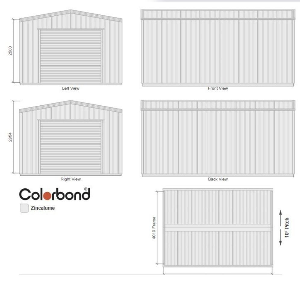 Professional Choice drive through garage kit - Car Covers and Shelter