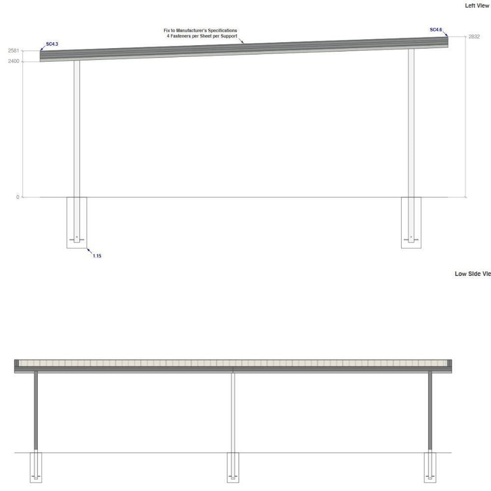 Proposal Plan drawing- Car Covers and Shelter