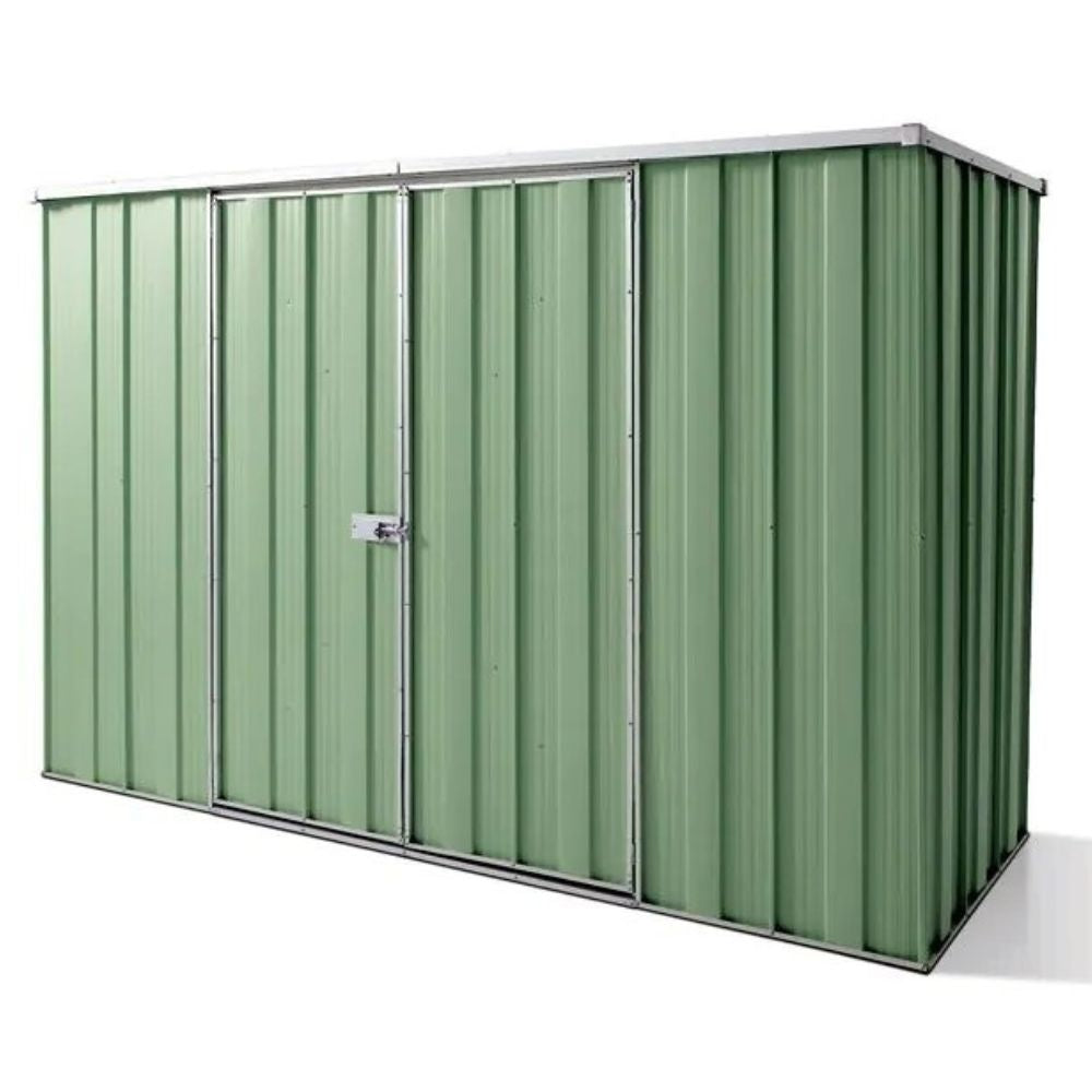 Hundreds of Choices for Garden Shed Kits: Finding the Right Steel Shed for Your Needs, photo of large slimline garden shed