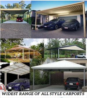 Our Custom Made Double Carports