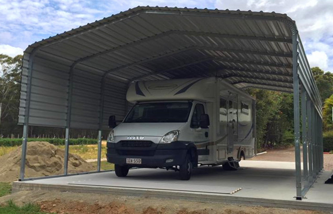 Portable Car Shelter or Permanent Carport , photo of portable double carport