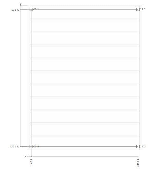 elevation plan for floor decking