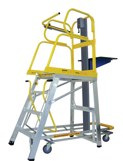 StockMaster Lift-Truk Order Picking Ladder - Car Covers and Shelter