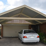 Attached Gable Carport, photograph