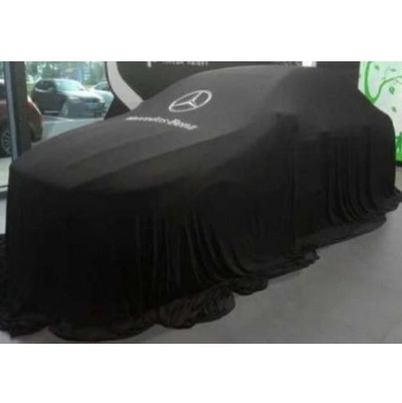 Custom Satin Reveal Cover Black with logo - Showroom Cover