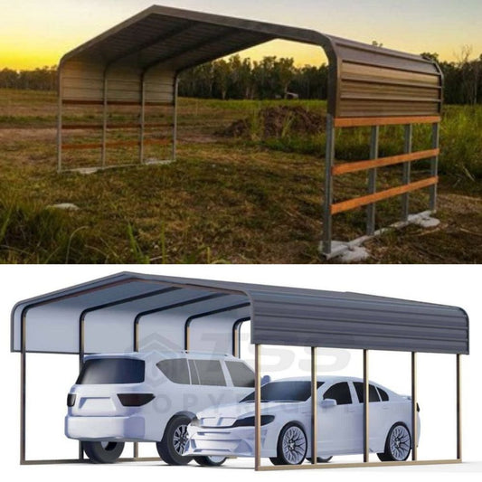 Large Portable shade shed double
