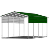 portable vertical roof single carport photo