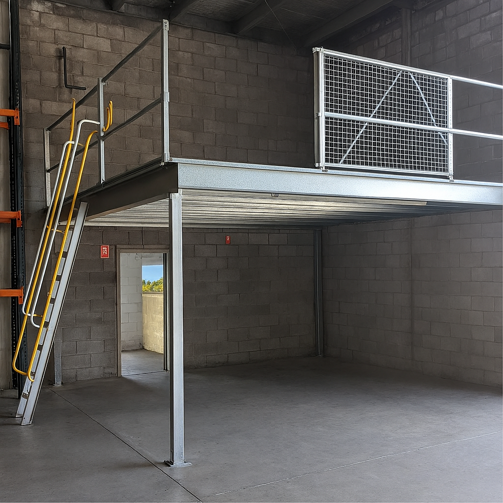 mezzanine floor kit by Professional Choice installed