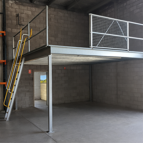mezzanine floor kit by Professional Choice installed