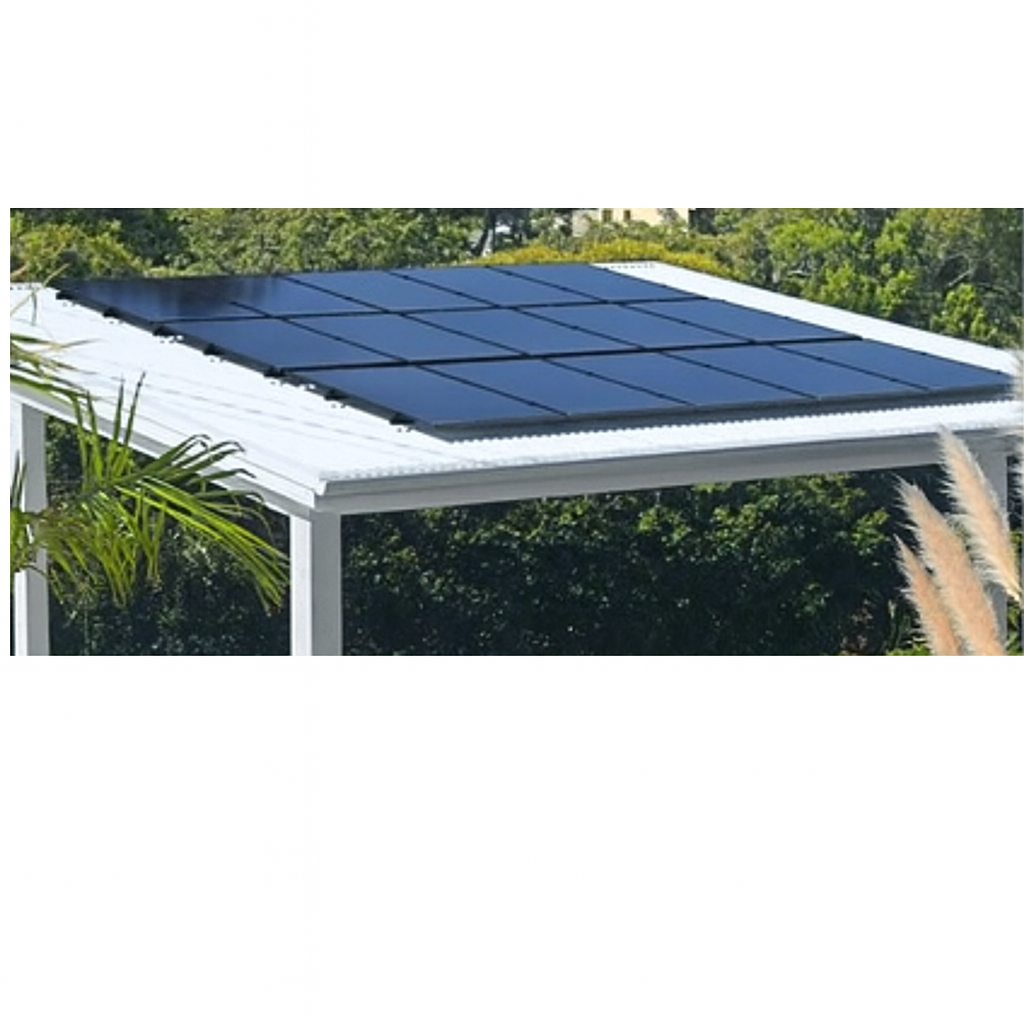 solar panels on skillion