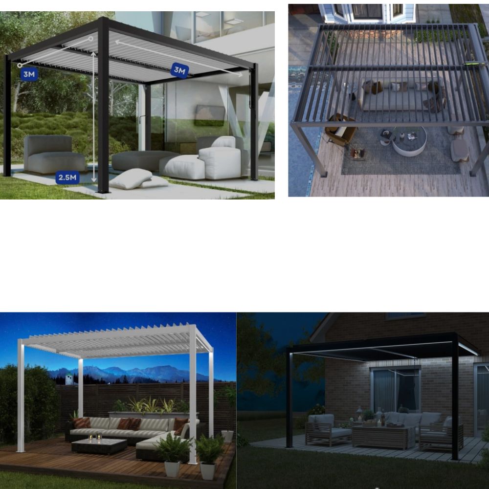 Pergola Kits DIY Manual various shots