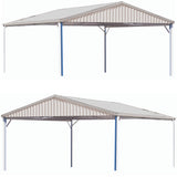 Double Gable roof Carport Spanbilt Car Covers and Shelter