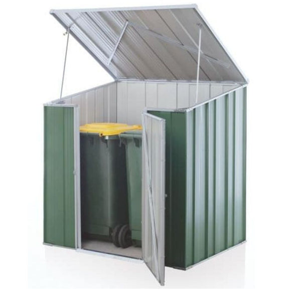S43 utility shed for wheelie bins, pool pumps or storage. Car Covers and Shelter