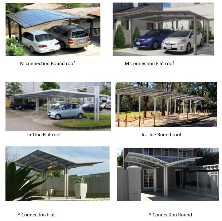 Canilever carport or patio awning connection kits by Cantaport - Car Covers and Shelter