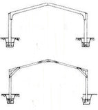 Carport slab attachment kit for budget gable only Car Covers and Shelter