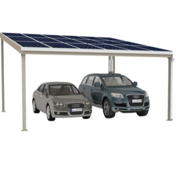 Solar carport double bay - Car Covers and Shelter