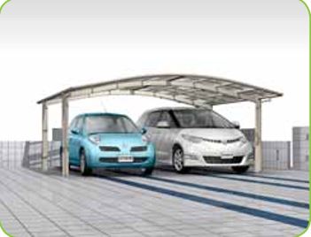 Cantilever double carport by Cantaport  Car Covers and Shelter
