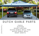 Dutch Gable parts by professional Choice Sheds