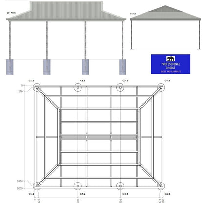 Example Plans by professional Choice Sheds