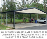 Professionalo Choice gable infill illustration- Car Covers and Shelter