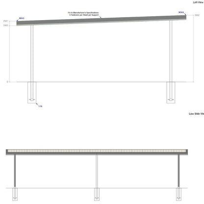 Proposal Plan drawing- Car Covers and Shelter