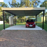 Professional Choice double carport with black legs