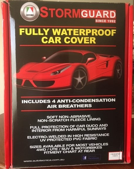 stormguard sedan and hatch box cover car covers Car Covers and Shelter